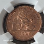 2 centimes 1875 MS64 RB, Postzegels en Munten, Ophalen of Verzenden, Overig, Losse munt