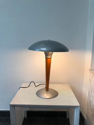 Lampe paquebot champignon vintage 80’, Enlèvement, Comme neuf, Verre
