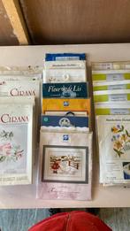 17 nieuwe handwerken, Hobby en Vrije tijd, Ophalen of Verzenden, Nieuw, Handborduren, Borduurpakket