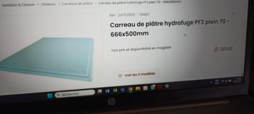 21 blokken waterafstotend pleisterwerk van Gédimat beschikbaar voor biedingen