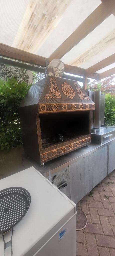 Houtskool met gas en hout, Zakelijke goederen, Horeca | Overige, Ophalen