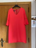 Rood kleed met 3/4 mouwen, Marie Méro, 40, rits achteraan, Maat 38/40 (M), Marie Méro, Ophalen of Verzenden, Zo goed als nieuw