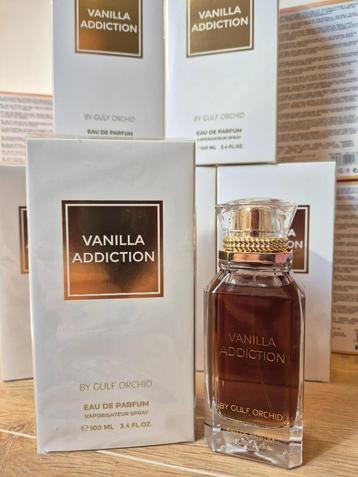 Parfum Vanilla Addiction 100ml / Gulf Orchid / NEUF ! beschikbaar voor biedingen