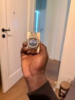 Zilveren Patek philippe te koop, Handtassen en Accessoires, Staal, Gebruikt, Staal, Polshorloge
