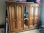 Garde-robes 5 portes 3 tiroirs en chêne, Ophalen, Gebruikt, Eikenhout, 200 cm of meer
