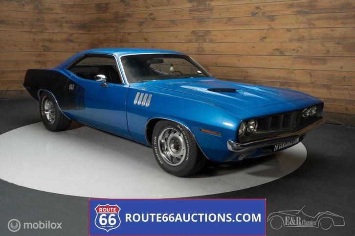 Plymouth Cuda 340 | 1971 | Route 66 Auctions, Auto's, Oldtimers, Bedrijf, Te koop, Plymouth, Benzine, Overige carrosserie, Handgeschakeld