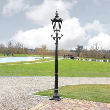 Buitenlantaarn Tuin Voorthuizen - 280 cm, Neuf, Lampadaire, Enlèvement ou Envoi, Aluminium