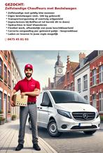 Zelfstandige chauffeur gezocht - Heel vlaanderen, Variabele uren, Starter, Overige vormen, Geschikt als bijbaan