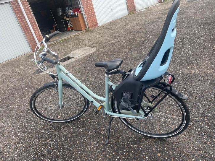 Damesfiets merk trek met thule fietskar in perfect staan💯, Fietsen en Brommers, Fietsen | Dames | Moederfietsen, Zo goed als nieuw