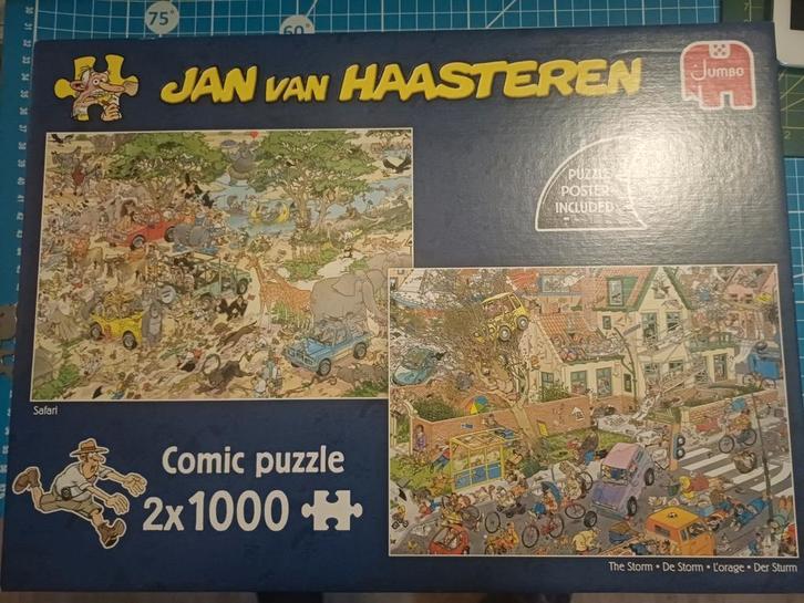 NIEUW! Jan van Haasteren duo puzzels, Hobby en Vrije tijd, Denksport en Puzzels, Nieuw, Legpuzzel, 500 t/m 1500 stukjes, Ophalen of Verzenden