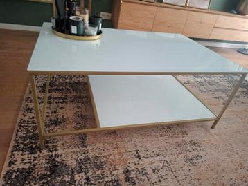 Salontafel en buffettafel, Enlèvement, Comme neuf, Verre