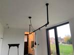 Plafond lamp industrieel met armaturen, Huis en Inrichting, Ophalen, 50 tot 75 cm, Zo goed als nieuw, Metaal