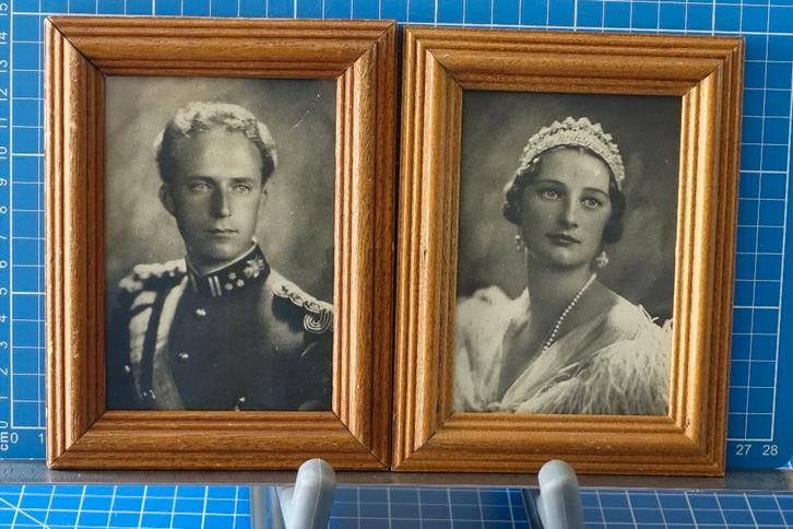 RYL #6 - PORTRETJES LEOPOLD III EN ASTRID, Collections, Maisons royales & Noblesse, Utilisé, Carte, Photo ou Gravure, Enlèvement ou Envoi