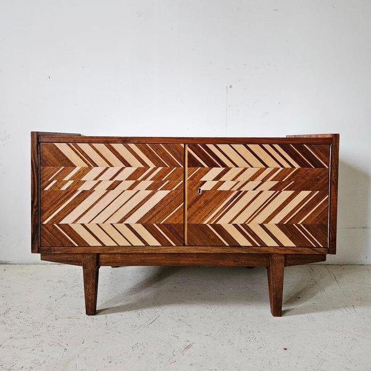 Antiek Vintage Ladekast Gerenoveerd   GRATIS VERZENDING, Antiek en Kunst, Antiek | Meubels | Kasten, Verzenden