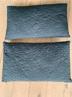 2 zwarte kussenslopen + kussenvulling, Enlèvement, Comme neuf