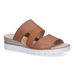 Gabor Slippers op sleehak cognac, Slippers, Gabor, Ophalen of Verzenden, Zo goed als nieuw
