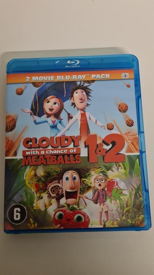 Cloudy with chance of meatballs (regent gehaktballen) 1+2, Cd's en Dvd's, Blu-ray, Zo goed als nieuw, Ophalen of Verzenden