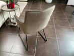 6 eetkamer stoelen, Huis en Inrichting, Metaal, Gebruikt, Bruin, Modern klassiek