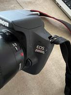 Canon 2000D foto- en videocamera. 2023 zie factuur, Audio, Tv en Foto, Fotocamera's Digitaal, Ophalen, Zo goed als nieuw, Canon