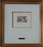 JAKOB SMITS / KEMPISCH BINNENZICHT / ZW-W ETS / 38x35cm KAD, Antiek en Kunst, Ophalen of Verzenden