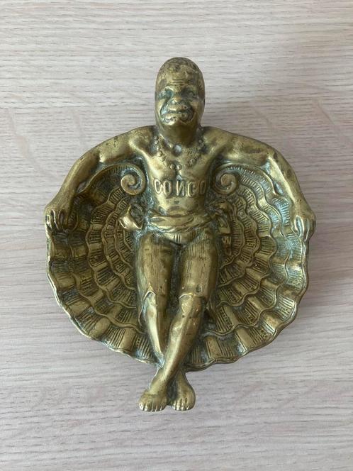 Bronzen asbak Congo, Antiquités & Art, Antiquités | Bronze & Cuivre, Enlèvement ou Envoi
