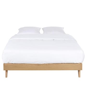 2 persoonsbed + lattenbodem, Neuf, Beige, Sixties, Enlèvement