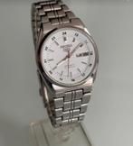 Seiko 5 Automatic – 21 Jewels – Day-Date – Compact Vintage F, Enlèvement, Acier, Acier, Seiko