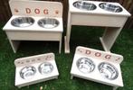 nieuwe houten eet-drinkbak voor honden of katten vanaf 25 €, Dieren en Toebehoren, Ophalen, Nieuw