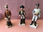 3 figurines militaires en porcelaine, Enlèvement ou Envoi