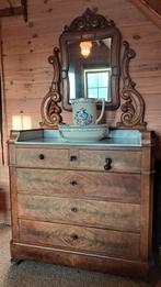 Commode , marmeren blad ,, Antiek en Kunst, Ophalen