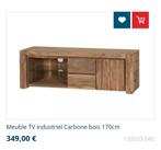 Meuble TV bois 170 cm, Huis en Inrichting, Kasten |Televisiemeubels, Ophalen of Verzenden, Zo goed als nieuw