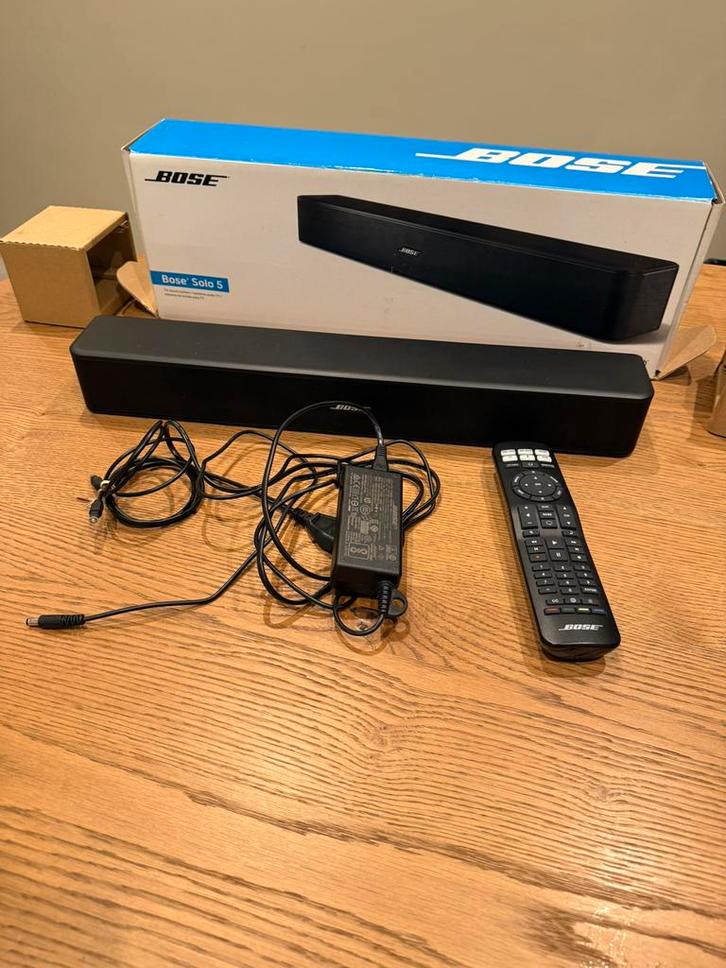 Bose Solo 5, Audio, Tv en Foto, Soundbars, Zo goed als nieuw, Bluetooth, Ophalen of Verzenden