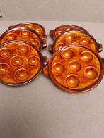 Zes escargots  bordjes, Antiek en Kunst, Ophalen