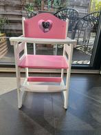 Houten eetstoel voor pop, Kinderen en Baby's, Ophalen, Zo goed als nieuw