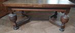 Te koop antieke eettafel, Ophalen, Gebruikt, Eikenhout, 50 tot 100 cm