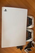 PS5 + 2 controllers + oplaadstation, Games en Spelcomputers, Spelcomputers | Sony PlayStation 5, Ophalen, Zo goed als nieuw, Playstation 5