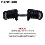 PH Fitness Verstelbare Dumbbells Set 40KG - Smart Dumbbells, Sport en Fitness, Ophalen of Verzenden, Nieuw, Benen, Dumbbell
