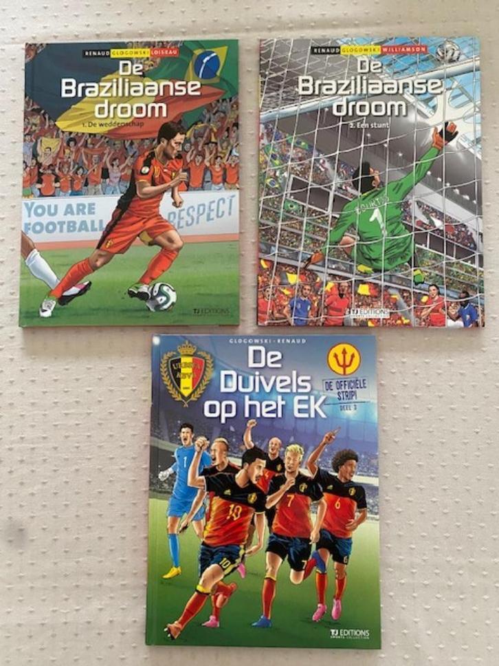 De Rode Duivels : De Braziliaanse Droom ( 3 stripverhalen), Boeken, Stripverhalen, Ophalen of Verzenden