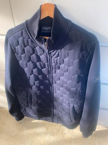 Cavallaro napoli navy- Blauw heren Jas vest jack beschikbaar voor biedingen
