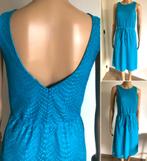 Turquoise lace dress with V-back (size S), Blauw, Ophalen of Verzenden, Zo goed als nieuw, Maat 36 (S)