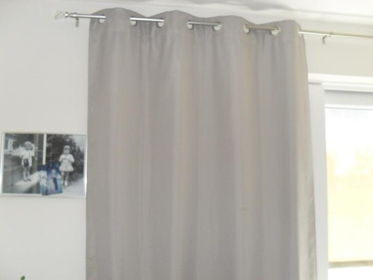 tentures, Maison & Meubles, Ameublement | Rideaux & Stores à lamelles, Comme neuf, Gris, Enlèvement