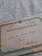 2 oude huwelijkstelegrammen, Ophalen of Verzenden