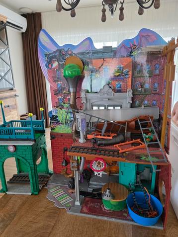 Ninja Turtle speelhuis, Enlèvement ou Envoi, Comme neuf, Maison de poupées
