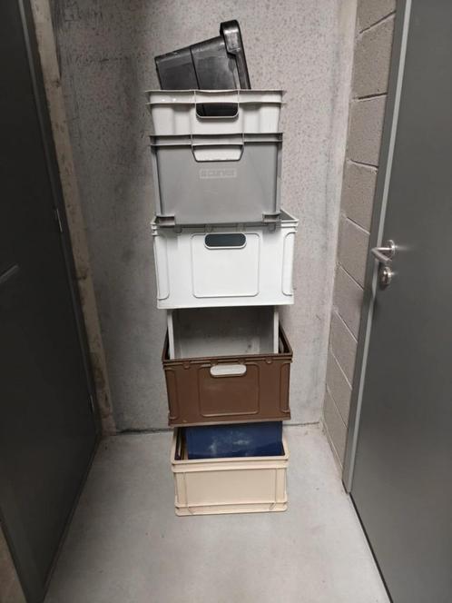 8 Curver Unibox opbergboxen  30 liter - Maat L, Huis en Inrichting, Woonaccessoires | Prullenbakken, Gebruikt, Kunststof, 20 tot 30 liter