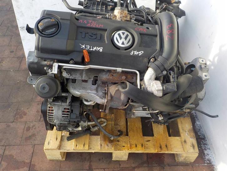 Complete motor Audi A3 8P GOLF V VI 1.4 TSI 122PK CAX CAXA, Auto-onderdelen, Motor en Toebehoren, Audi, Seat, Volkswagen, Gebruikt