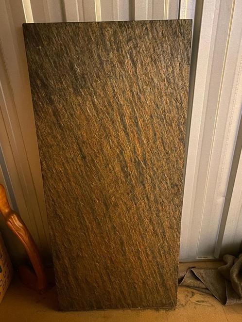 leistenen blad van metaform 130X70X5, Tuin en Terras, Grind, Keien en Split, Zo goed als nieuw, Overige typen, Bruin, Leisteen
