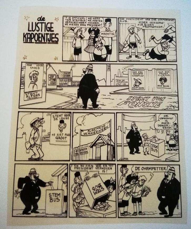 Nero - filmcel - de lustige kapoentjes, Verzamelen, Stripfiguren, Nieuw, Plaatje, Poster of Sticker, Overige figuren, Ophalen of Verzenden