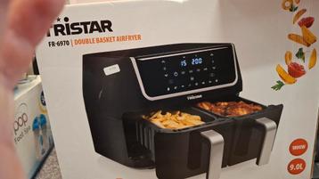 friteuse à air Tristar, Electroménager, Friteuses, 2 à 3 litres, Enlèvement ou Envoi, Neuf, Friteuse duo