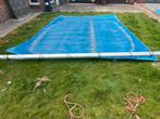 Enrouleur bâche piscine, Jardin & Terrasse, Accessoires de piscine, Enlèvement, Utilisé, Couverture de piscine