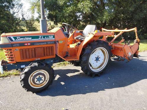 Kubota L1-18 Vierwielaangedreven Minitractor met grondfrees, Zakelijke goederen, Machines en Bouw | Tuin, Park en Bosbouw, Overige typen